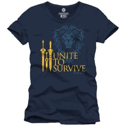 T-skjorte Warcraft - Unite To Survive blå (XXL)