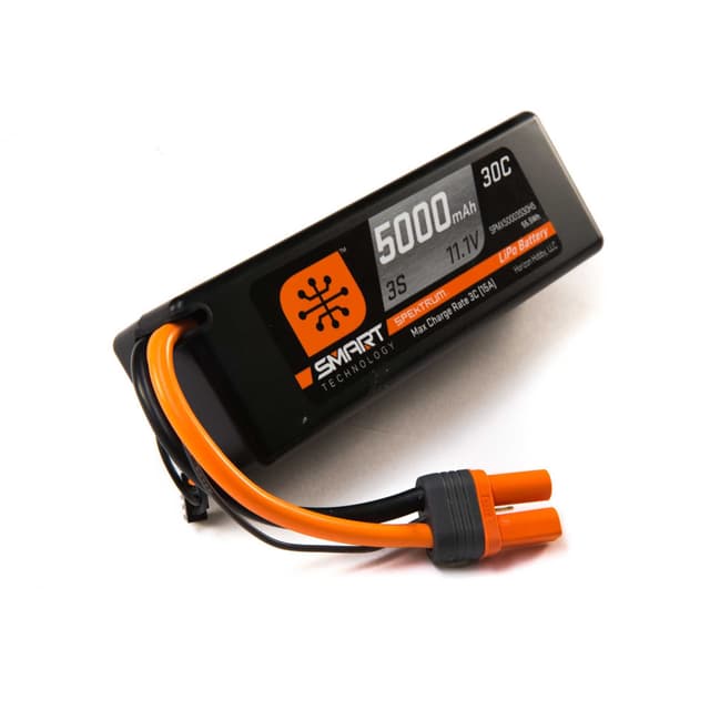 3s  5000mAh - 30C - Spektrum LiPo HC IC5
