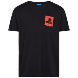 PlayStation T-skjorte, sort/rød (S)