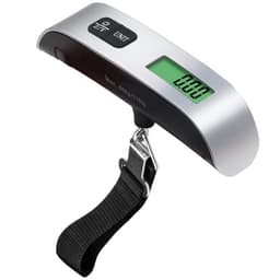 Digital bagasjevekt med termometer 50 kg Svart