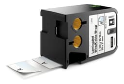 DYMO XTL Laminert ledning / kabelvikling 38x21mm, 250stk., Svart på hvitt