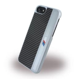 BMW AirSkin Stripe Deksel till Apple iPhone 8/7 Svart Sølv
