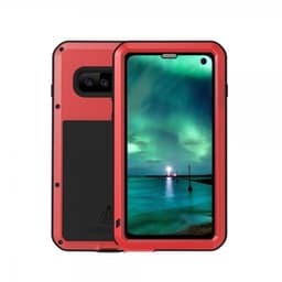 Love Mei Samsung Galaxy S10 Deksel Powerfull Case Stötsäkert Vanntettt Rød
