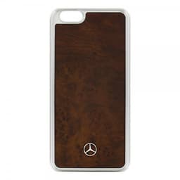 Mercedes Benz iPhone 6/6S Deksel HardPlast Logo Brun