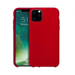XQISIT iPhone 11 Pro Max Deksel Silikoni Merlot Red