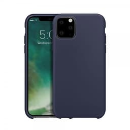 XQISIT iPhone 11 Pro Deksel Silikoni Midnight Blue