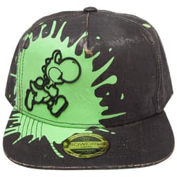 Nintendo - Yoshi snapback caps (sort/grønn)