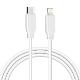 USB-C til lynkabel - hvit - 1 m