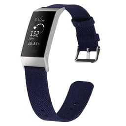 Fitbit Charge 3/4 armbånds lerret mørk blå - S