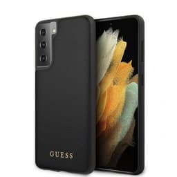 Guess Samsung Galaxy S21 Plus Deksel Skinntekstur Svart