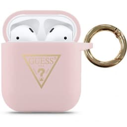 Guess AirPods (1/2) Deksel Gold Triangle Rosa