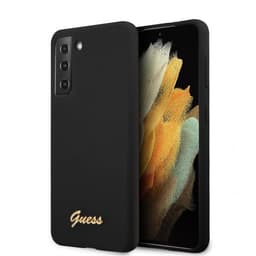 Guess Samsung Galaxy S21 Deksel Metal Logo Svart