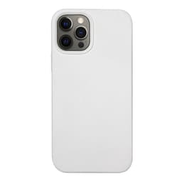 Silikondeksel designet for å fungere med MagSafe til iPhone 12 Pro - White