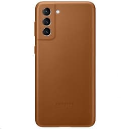 Samsung Original Galaxy S21 Plus Deksel Leather Cover Brun