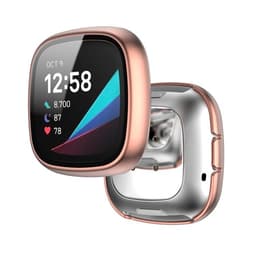 Skjermbeskytter / skall Fitbit Versa 3 Rose gull