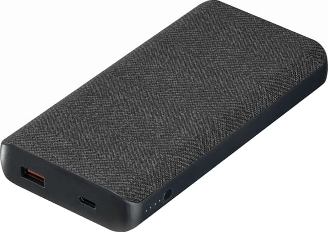 Sandstrøm 15,000mAh powerbank med PD og QC 45W (sort)