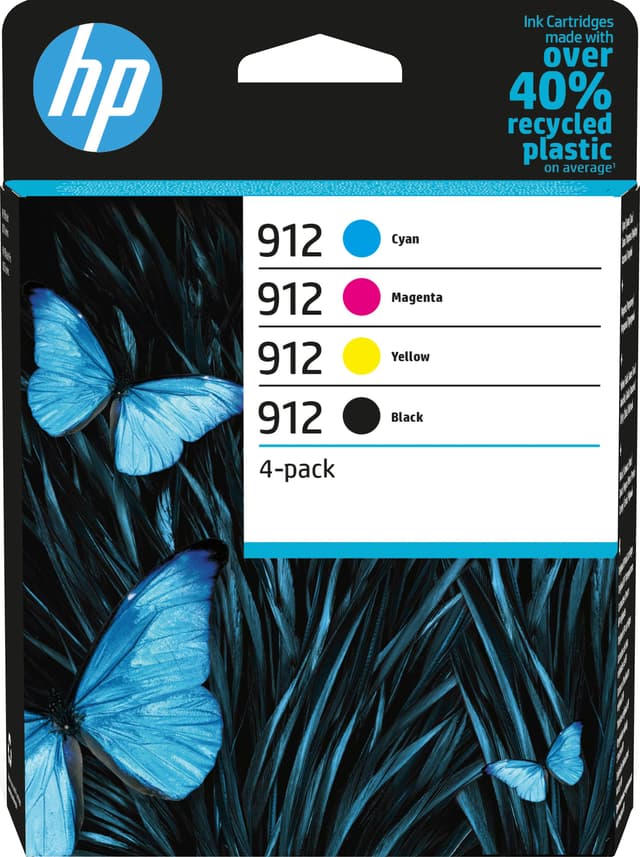 HP 912 blekkpatroner kombo-pakke (CMYK)