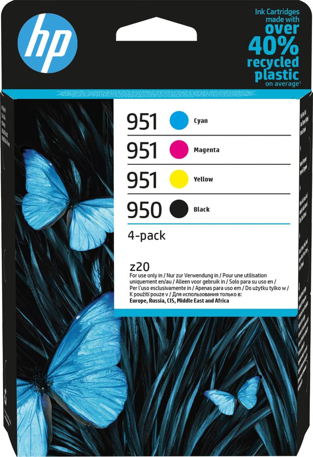 HP 950/951 blekkpatroner kombo-pakke (CMYK)