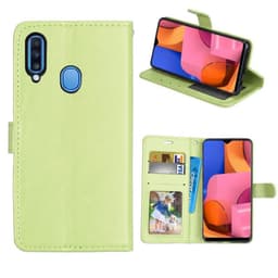 Lommebokdeksel 3-kort Samsung Galaxy A20s  - Grønn