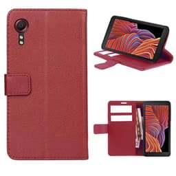 Lommebokdeksel 2-kort Samsung Galaxy Xcover 5  - brun