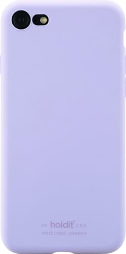 Holdit iPhone SE Gen. 2/3/8/7 silikondeksel (lavender)