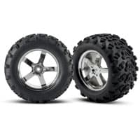 TRX-4973R Tires & wheels, assembled Revo/Maxx