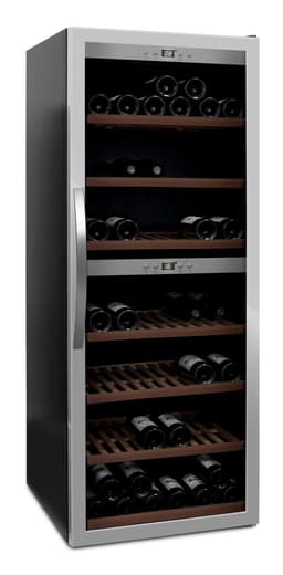 Frittstående vinskap - WineExpert 126 Stainless