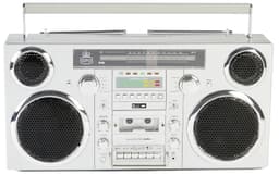 GPO BROOKLYN Ghettoblaster, sølv