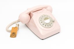 GPO 746 Retro Dreieskivetelefon - Pink