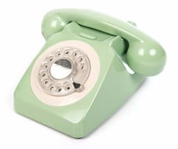 GPO 746 Retro Dreieskivetelefon - Grønn