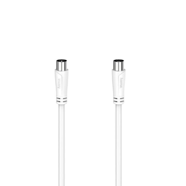 Hama 90dB antennekabel (hvit, 1,5 m)