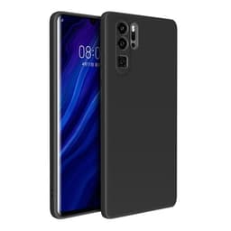 Slagsikkert silikondeksel til Huawei P30 Pro Svart