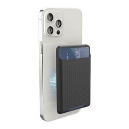 Kortholder i silikon til iPhone 13-serien/iPhone 12-serien - Svart