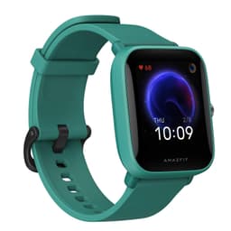 Amazfit Bip U Smartklokke, GPS (satellitt), AMOLED-skjerm, Berøringsskjerm, Pulsmåler, Aktivitetsovervåking 24/7, Vanntett, Bluetooth, Grønn