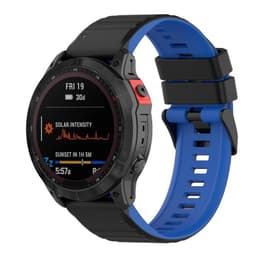 Twin RIB Armbånd Garmin Fenix 7 - Sort/blå