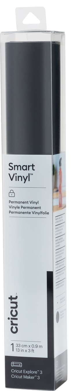 Cricut Smart Vinyl Permanent vinylark 33 x 91cm (sort)