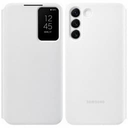 Samsung Original Galaxy S22 Etui Smart Clear View Cover Hvit