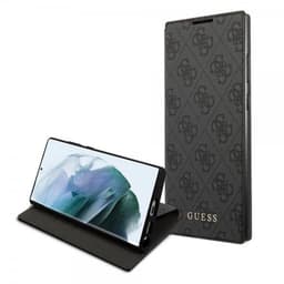 Guess Samsung Galaxy S22 Ultra Etui 4G Logo Grå