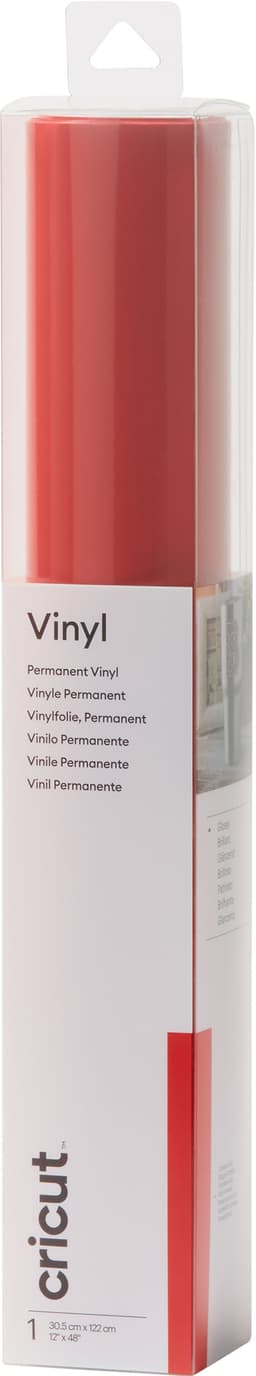 Cricut Premium Permanent Vinyl (tomatrød)
