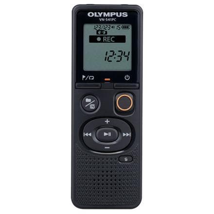 Olympus Digital Voice Recorder VN-541PC Svart, WMA, segmentskjerm 1,39",