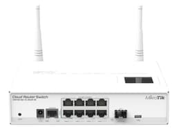 MikroTik Cloud Router Switch CRS109-8G-1S-2HnD-IN Managed, rackmonterbar, 1 Gbps (RJ-45) porter antall 8, SFP porter antall 1, 802.11b/g/n, lisensnivå 5