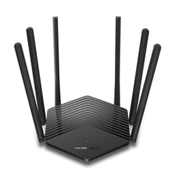 Mercusys Dual-Band Router MR50G 802.11ac, 600+1300 Mbit/s, 10/100/1000 Mbit/s, Ethernet LAN (RJ-45) porter 2, MU-MiMO Ja, Antennetype 6xFixed, Svart