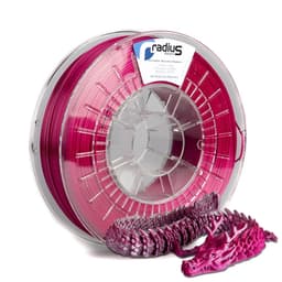 Radius Magic PLA  1.75mm 750g - Silver/Rasberry