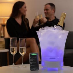 InnovaGoods Sonice kombinert høyttaler og isbøtte med LED