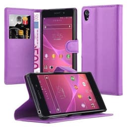 Sony Xperia Z2 lommebokdeksel etui (lilla)