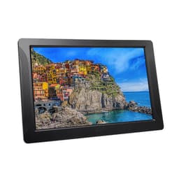 INF Digital fotoramme for video, musikk, foto 7 tommers IPS-skjerm 1024×600 Sort