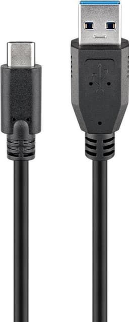 Goobay Synkroniser og lad Super Speed ​​​​USB-C™ til USB A 3.0-ladekabel