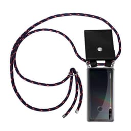 Huawei P40 LITE E Deksel med Halskjede (blå)