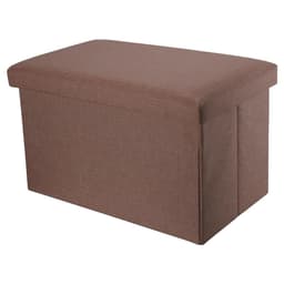 Sammenleggbar Benk 49x30x30 cm Krakk Seteterning (brun)