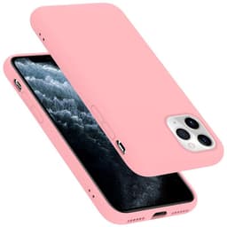 iPhone 11 PRO silikondeksel case (rosa)